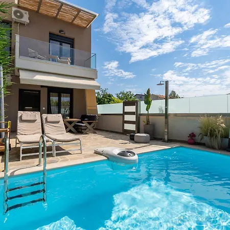 Sithoniars Luxury Two Floor Maisonette With Private Pool & Garden Hébergement de vacances Nikiti (Sithonia)